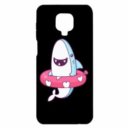 Чехол для Xiaomi Redmi Note 9S/9Pro/9Pro Max Shark and Lifebuoy - PrintSalon