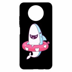 Чехол для Xiaomi Redmi Note 9 5G/Redmi Note 9T Shark and Lifebuoy - PrintSalon