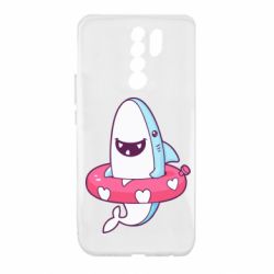 Чехол для Xiaomi Redmi 9 Shark and Lifebuoy - PrintSalon