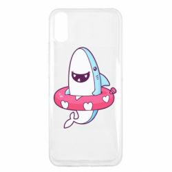 Чехол для Xiaomi Redmi 9a Shark and Lifebuoy - PrintSalon