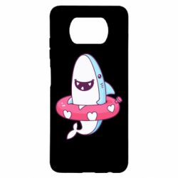Чехол для Xiaomi Poco X3 Shark and Lifebuoy - PrintSalon