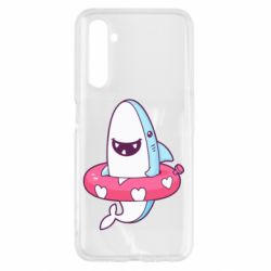 Чехол для Realme 6 Shark and Lifebuoy - PrintSalon