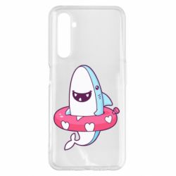 Чехол для Realme 6 Pro Shark and Lifebuoy - PrintSalon