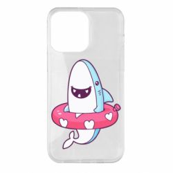 Чехол для iPhone 14 Pro Max Shark and Lifebuoy - PrintSalon