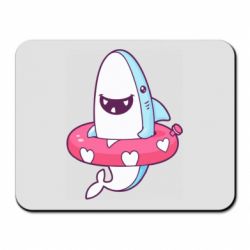 Коврик для мыши Shark and Lifebuoy - PrintSalon
