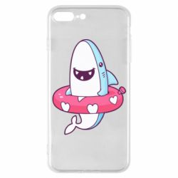 Чехол для iPhone 7 Plus Shark and Lifebuoy - PrintSalon