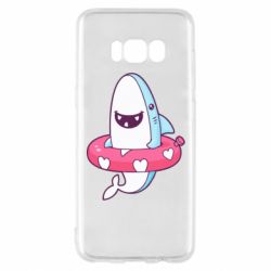 Чехол для Samsung S8 Shark and Lifebuoy - PrintSalon