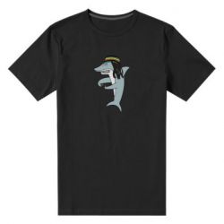 Мужская футболка премиум Shark Rastaman - PrintSalon