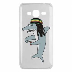 Чехол для Samsung J3 2016 Shark Rastaman - PrintSalon