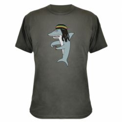 Камуфляжная футболка Shark Rastaman - PrintSalon