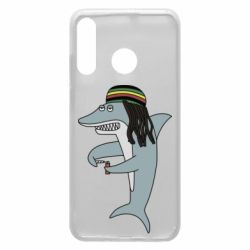 Чехол для Huawei P30 Lite Shark Rastaman - PrintSalon