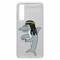 Чехол для Huawei P30 Shark Rastaman - PrintSalon