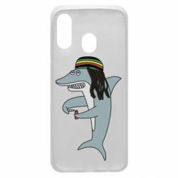 Чехол для Samsung A40 Shark Rastaman - PrintSalon