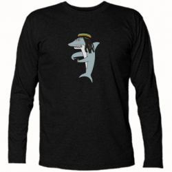 Футболка с длинным рукавом Shark Rastaman - PrintSalon