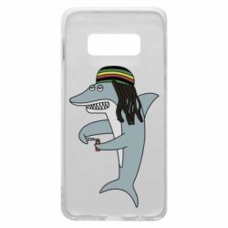 Чехол для Samsung S10e Shark Rastaman - PrintSalon