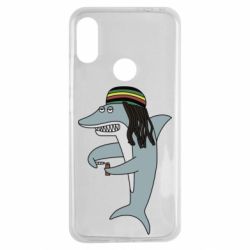 Чехол для Xiaomi Redmi Note 7 Shark Rastaman - PrintSalon