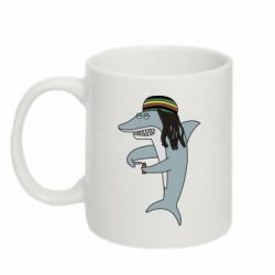 Чашка 320ml Shark Rastaman