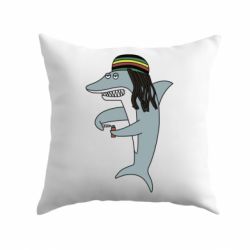 Подушка Shark Rastaman - PrintSalon