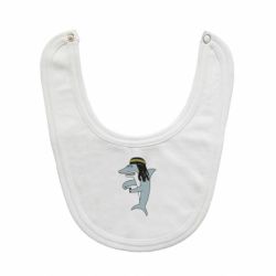 Слюнявчик  Shark Rastaman - PrintSalon