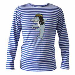 Тельняшка с длинным рукавом Shark Rastaman - PrintSalon