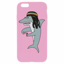 Чехол для iPhone 6/6S Shark Rastaman - PrintSalon
