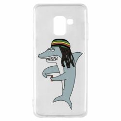 Чехол для Samsung A8 2018 Shark Rastaman