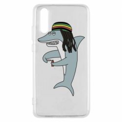 Чехол для Huawei P20 Shark Rastaman - PrintSalon