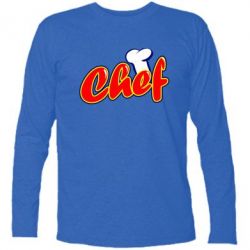 Футболка с длинным рукавом Шеф-повар - PrintSalon