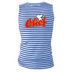 Майка-тельняшка Шеф-повар - PrintSalon