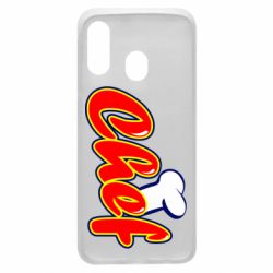 Чехол для Samsung A40 Шеф-повар - PrintSalon