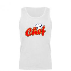 Мужская майка Шеф-повар - PrintSalon