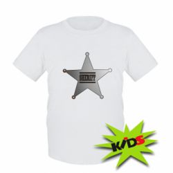 Дитяча футболка Sheriff