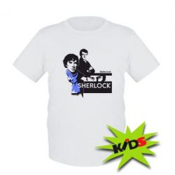 Детская футболка Sherlock (Шерлок Холмс) - PrintSalon