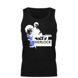 Мужская майка Sherlock (Шерлок Холмс) - PrintSalon