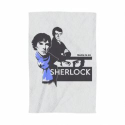 Полотенце с принтом Sherlock (Шерлок Холмс) - PrintSalon
