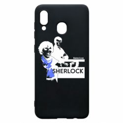 Чехол для Samsung A20 Sherlock (Шерлок Холмс) - PrintSalon
