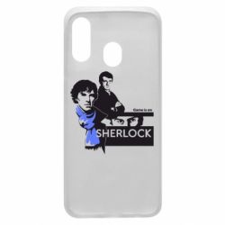 Чехол для Samsung A40 Sherlock (Шерлок Холмс) - PrintSalon