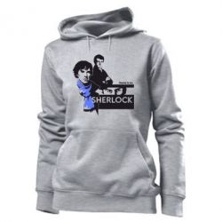 Женское худи Sherlock (Шерлок Холмс) - PrintSalon
