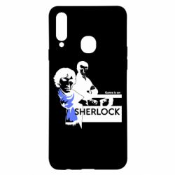 Чехол для Samsung A20s Sherlock (Шерлок Холмс) - PrintSalon