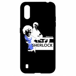 Чехол для Samsung A01/M01 Sherlock (Шерлок Холмс) - PrintSalon
