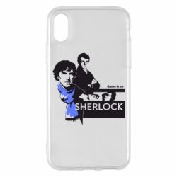 Чехол для iPhone X/Xs Sherlock (Шерлок Холмс) - PrintSalon