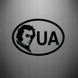 Наклейка Shevchenko UA - PrintSalon