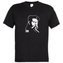 Мужская футболка  с V-образным вырезом Sheвченко - PrintSalon