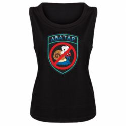 Женская майка Шеврон Анти Аватар - PrintSalon