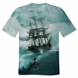 Чоловіча футболка 3D Ship - PrintSalon