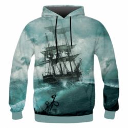 Чоловіче 3D худі Ship - PrintSalon