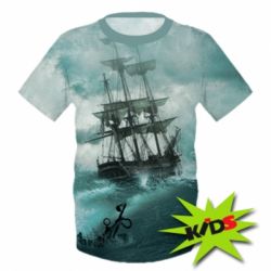 Дитяча 3D футболка Ship - PrintSalon