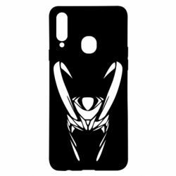 Чохол для Samsung A20s Шолом Локі - PrintSalon