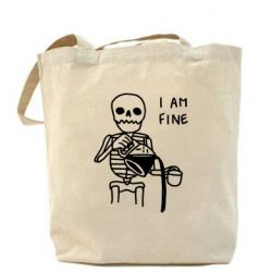 Шоппер I'm Fine... - PrintSalon