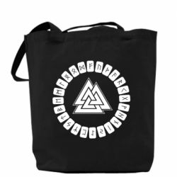 Шоппер Scandinavian Runes And Walknut - PrintSalon